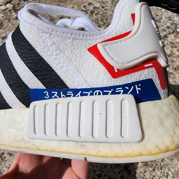Mens Adidas NMD_R1 Japan White Colorblock Size 9 Collectible Adidas Japanese! - Picture 5 of 16